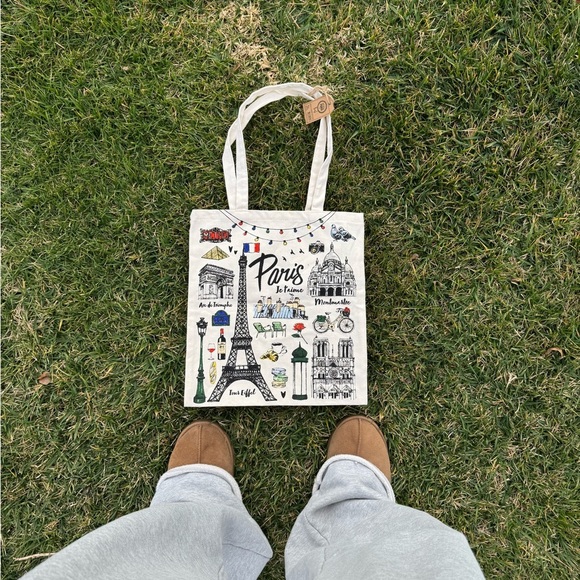 BCBG Paris Handbags - Paris Themed Tote Bag